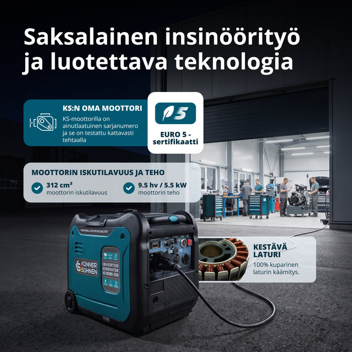 Invertterigeneraattori KS 5500iE S ATSR