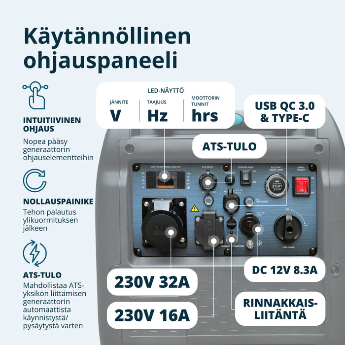 Invertterigeneraattori KS 5500iE S ATSR