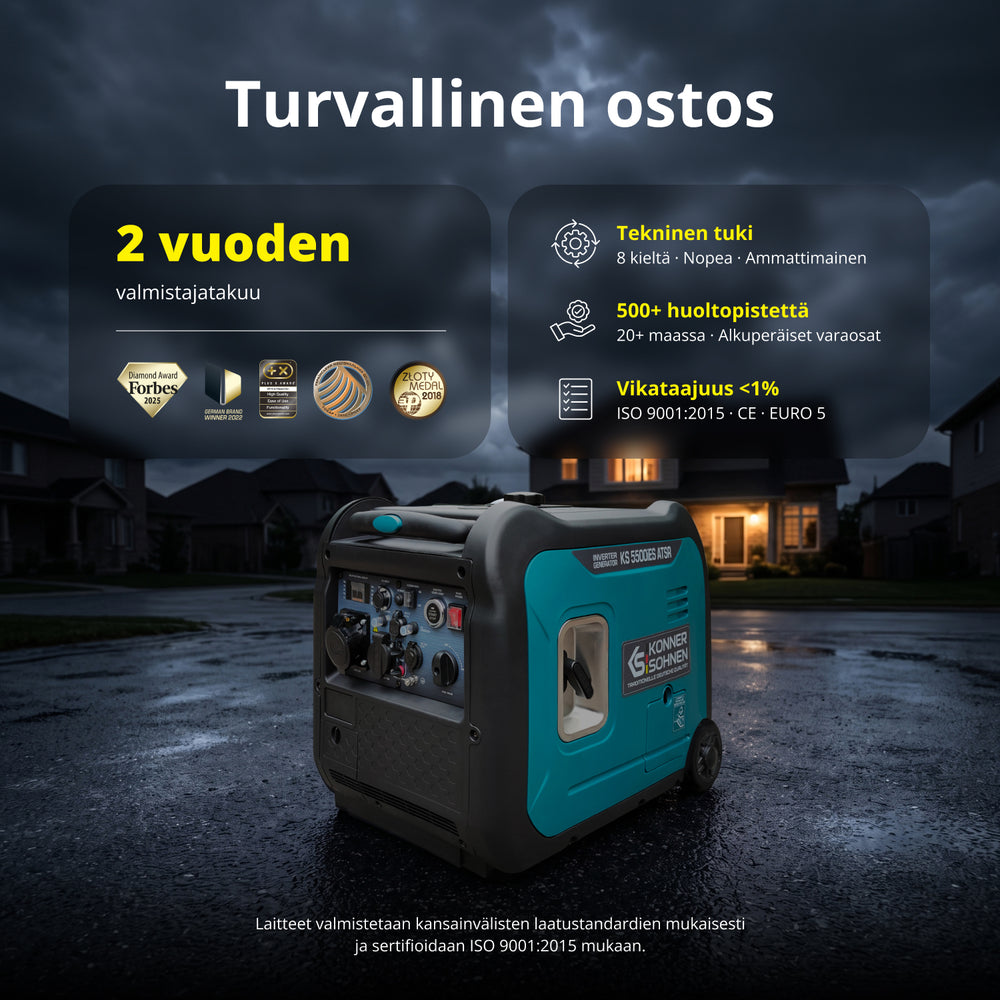 Invertterigeneraattori KS 5500iE S ATSR