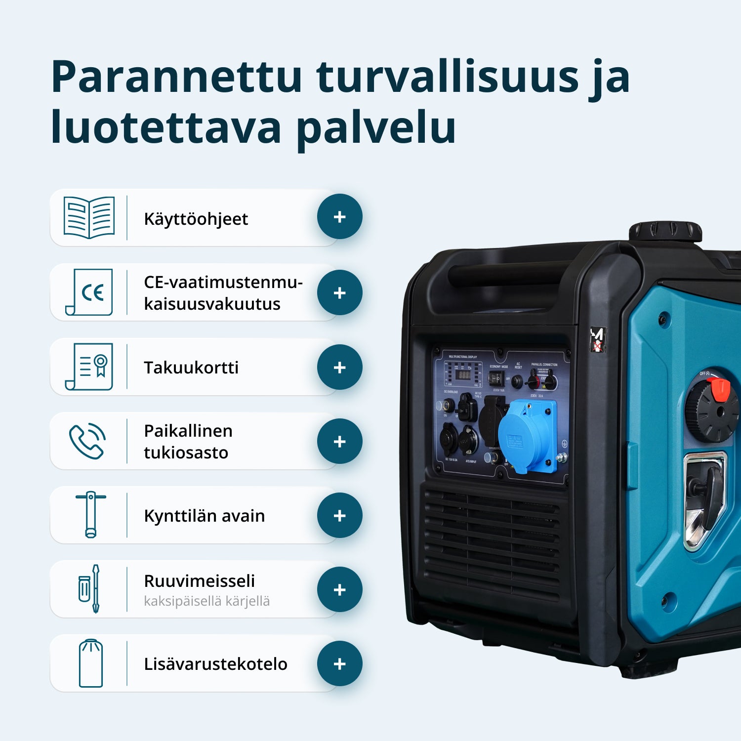Invertterigeneraattori KS 6000iE S
