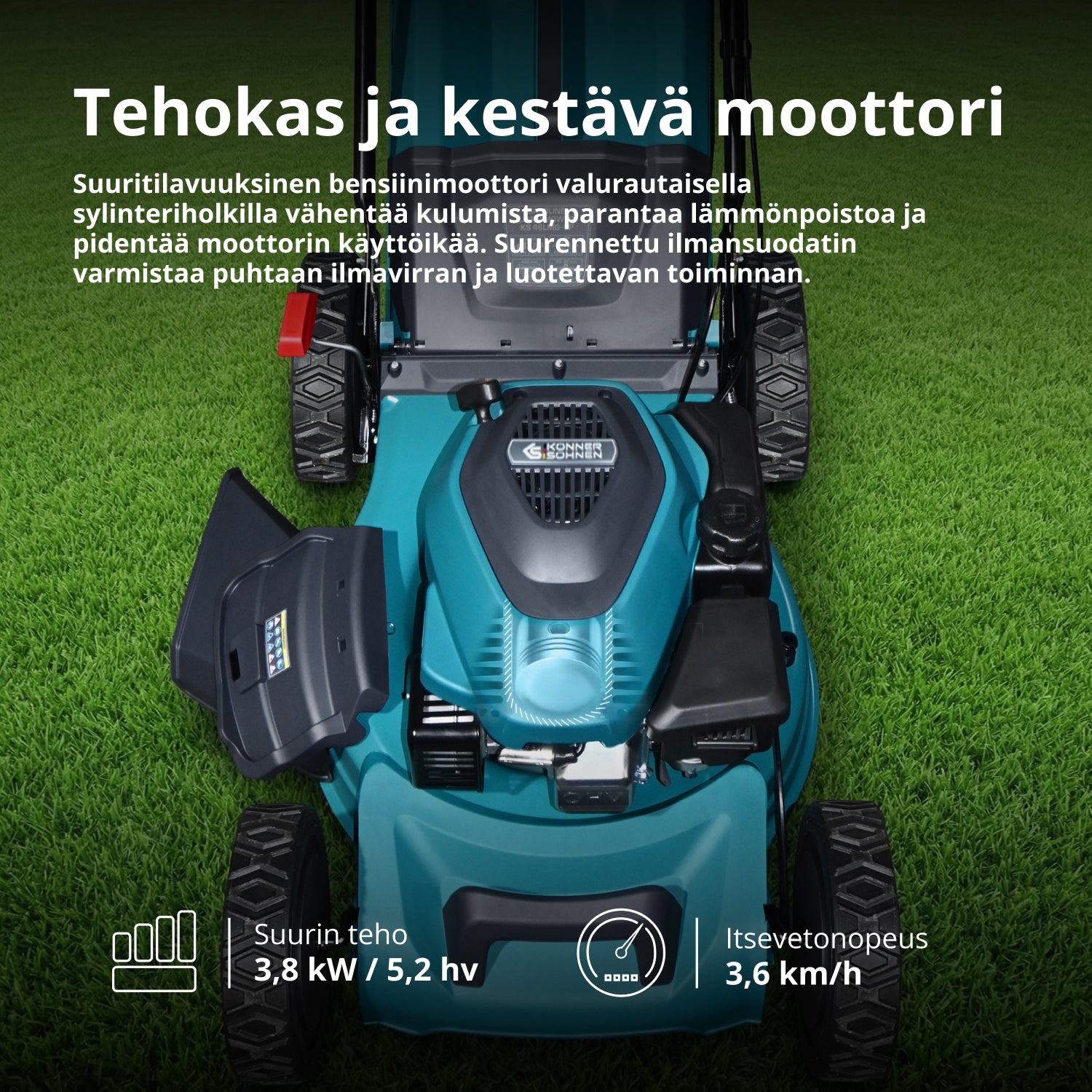 Bensiinikäyttöinen ruohonleikkuri KS 46LMG-SP