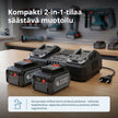 Kaksoislaturi 20V ladattaville akuille KS C35A-2 thumbnail