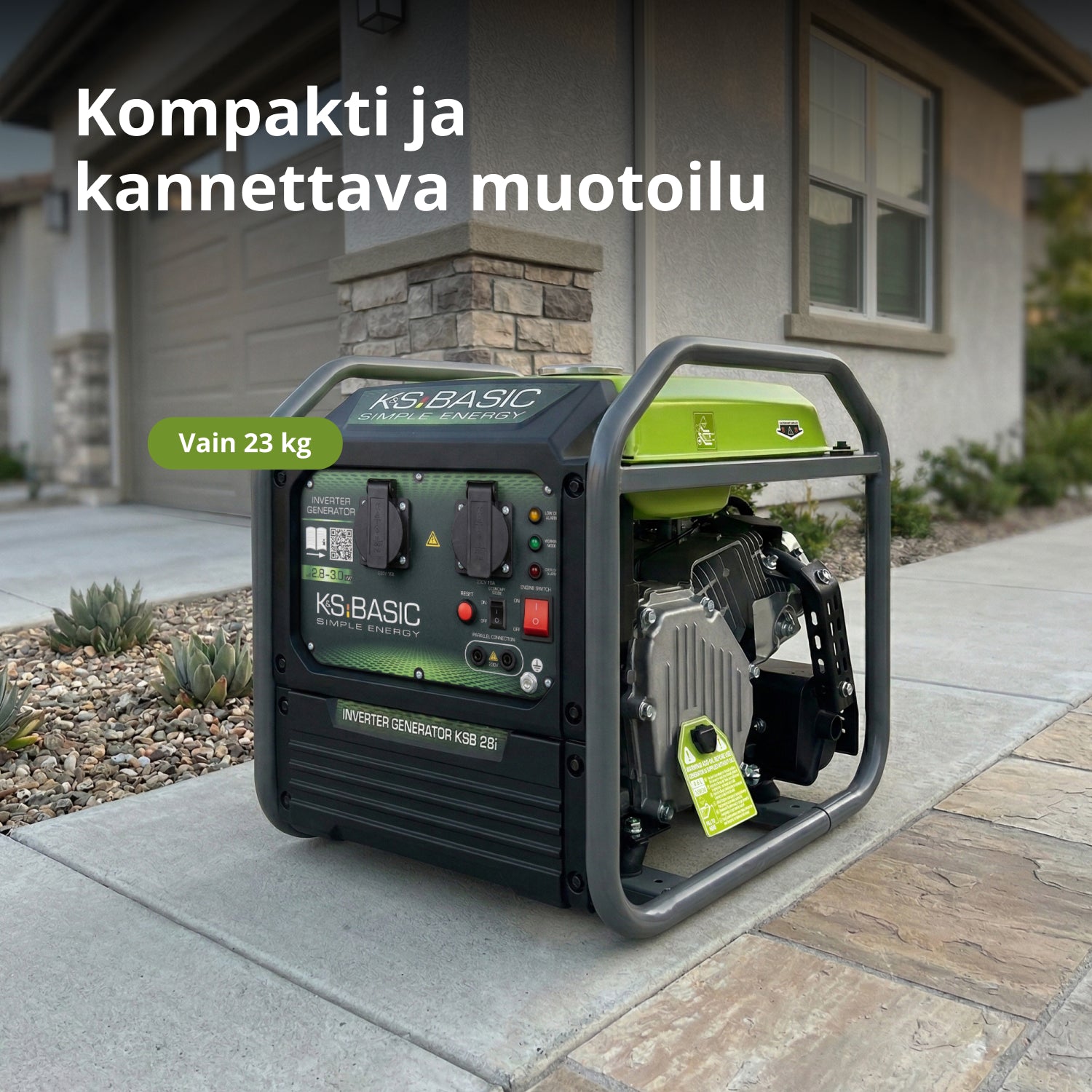 Invertterigeneraattori KSB 28i