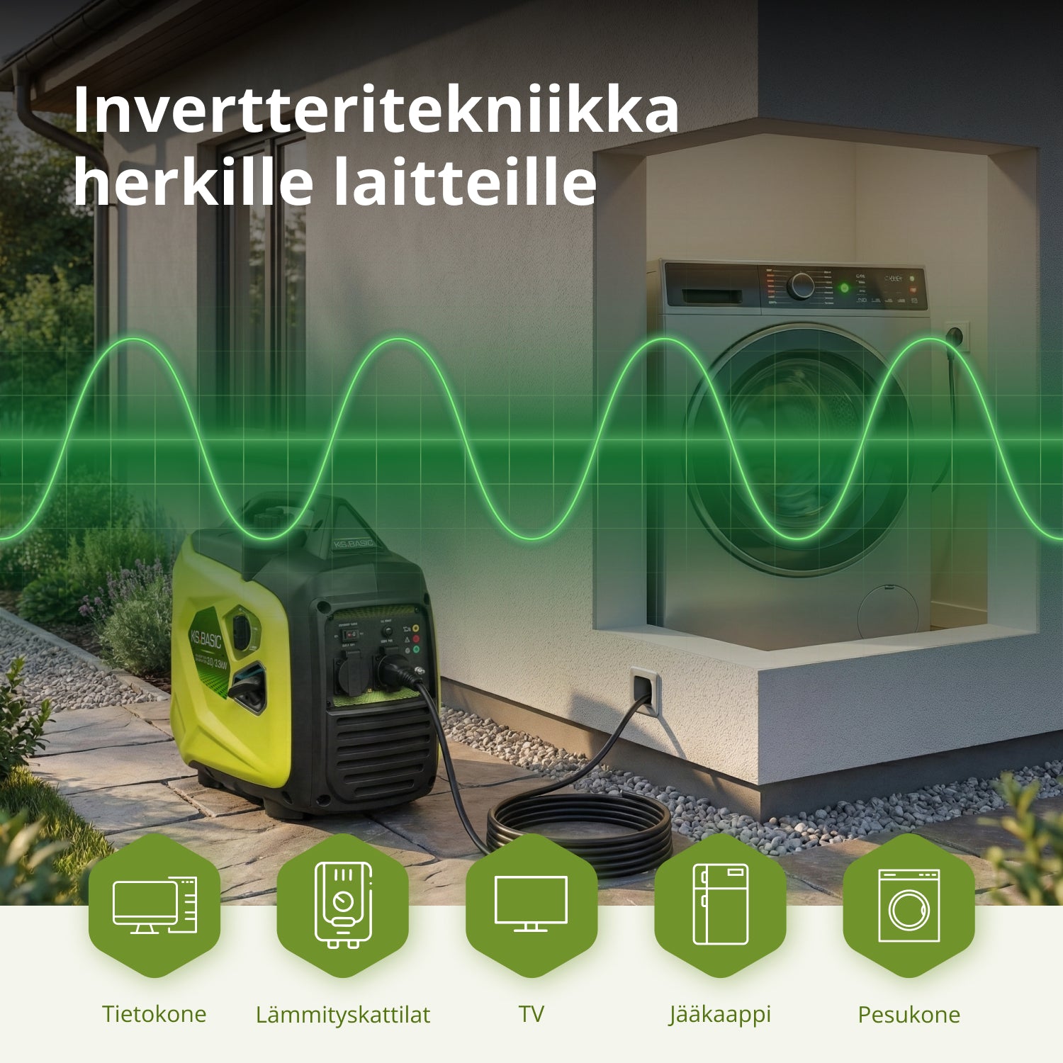 Invertteri Generaattori KSB 33i S