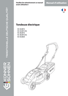 Tondeuse électrique KS 32LM12-BL, KS 38LM16-BL, KS 43LM20