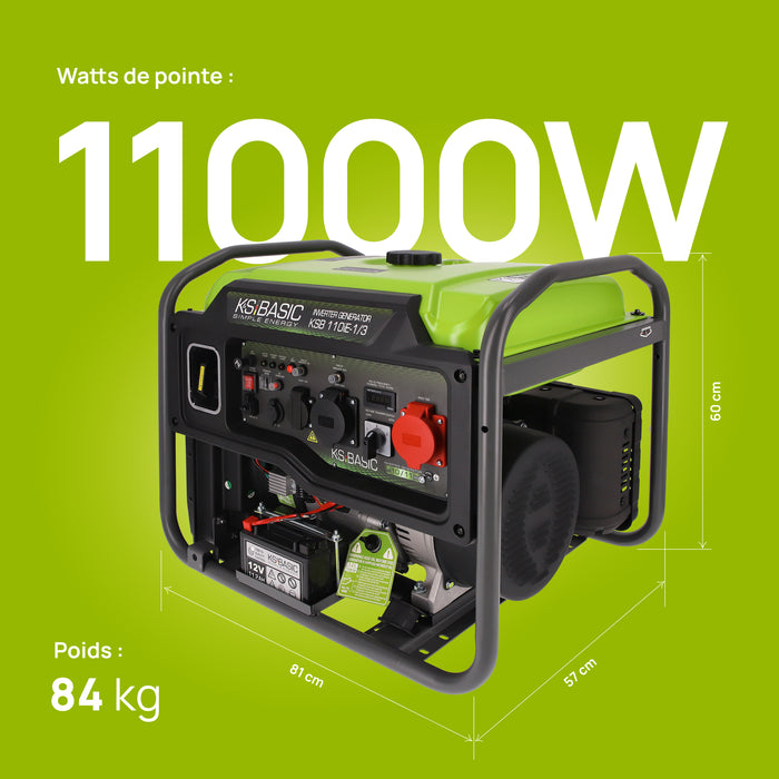 Groupe électrogène Inverter KSB 110iE-1/3