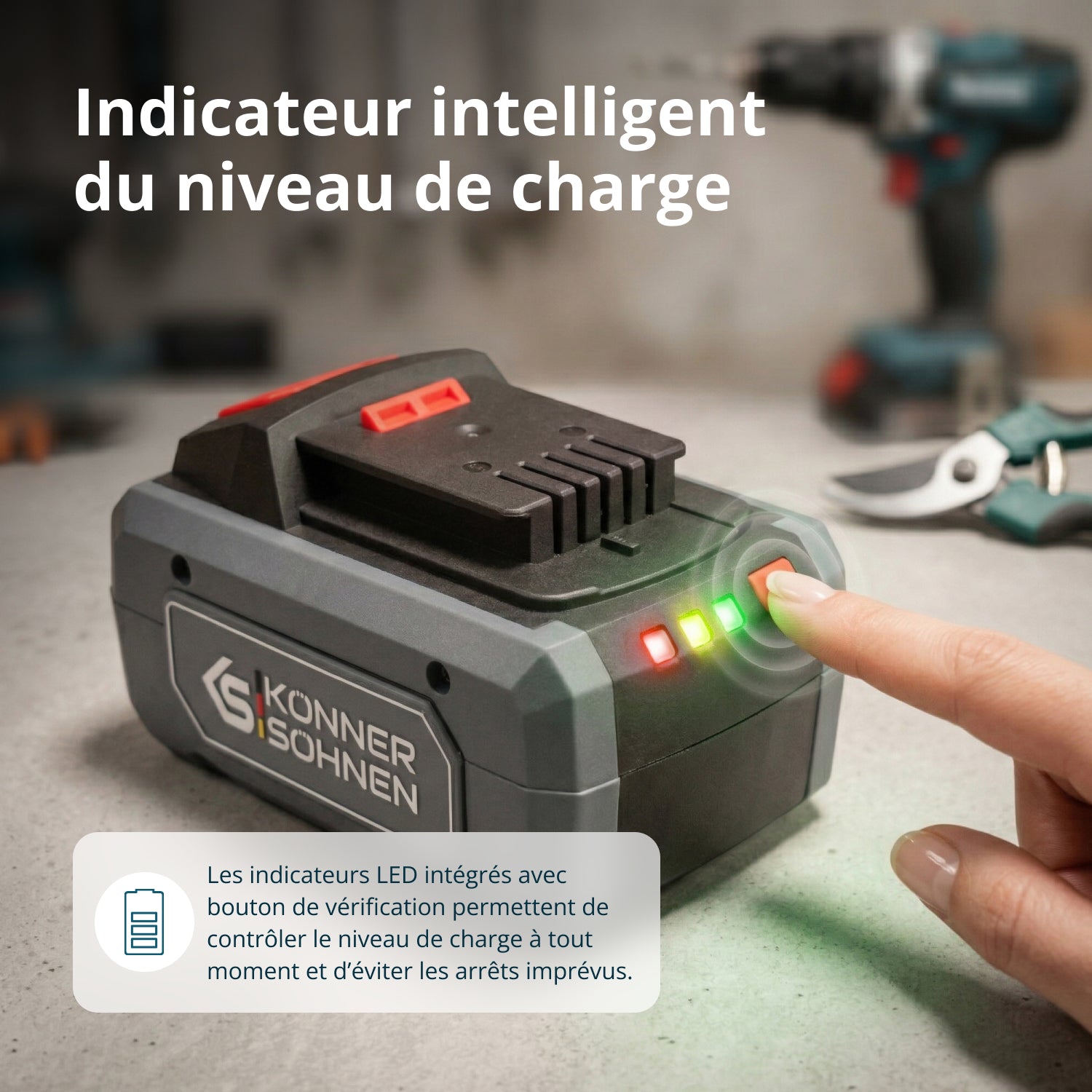 Batterie lithium 20V KS 20V6-2
