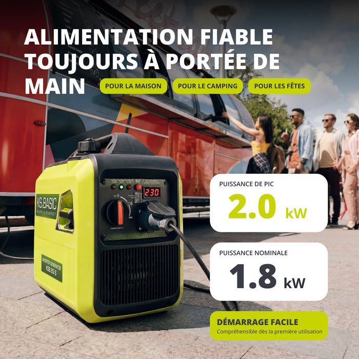 Groupe électrogène inverter KSB 20i S