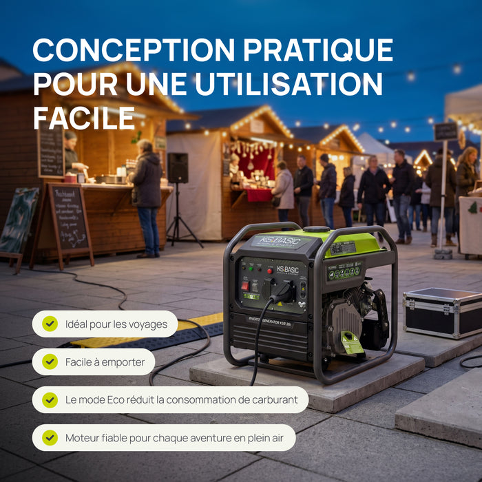 Groupe électrogène inverter KSB 36i 