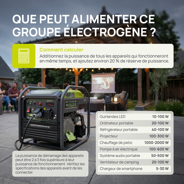 Groupe électrogène Inverter KSB 38i 