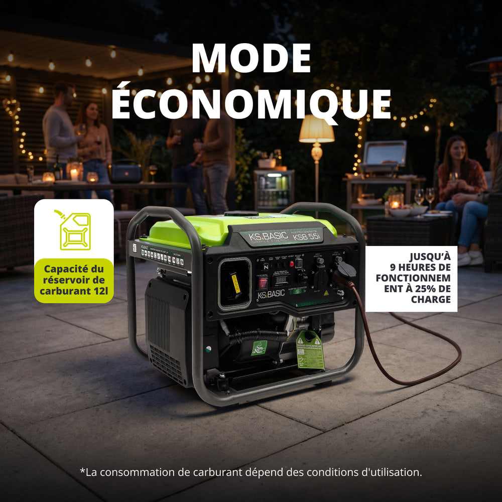 Groupe électrogène inverter KSB 55i 