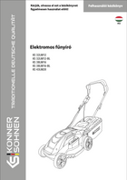 Electric lawn mower KS 32LM12, KS 32LM12-BL, KS 38LM16, KS 38LM16-BL, KS 43LM20