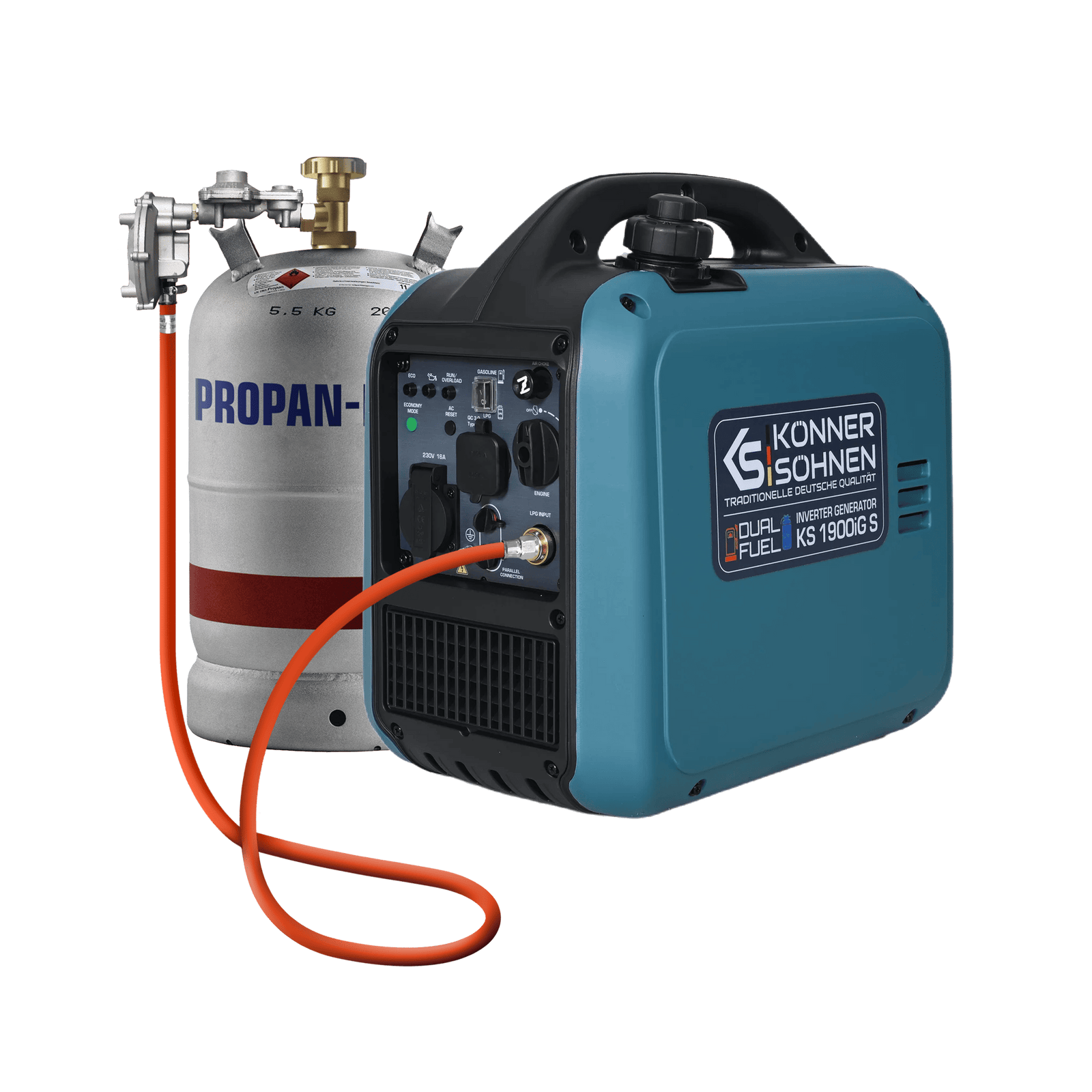 Generador Inverter (gasolina/gas) KS 1900iG S (Reacondicionado Excelente estado)