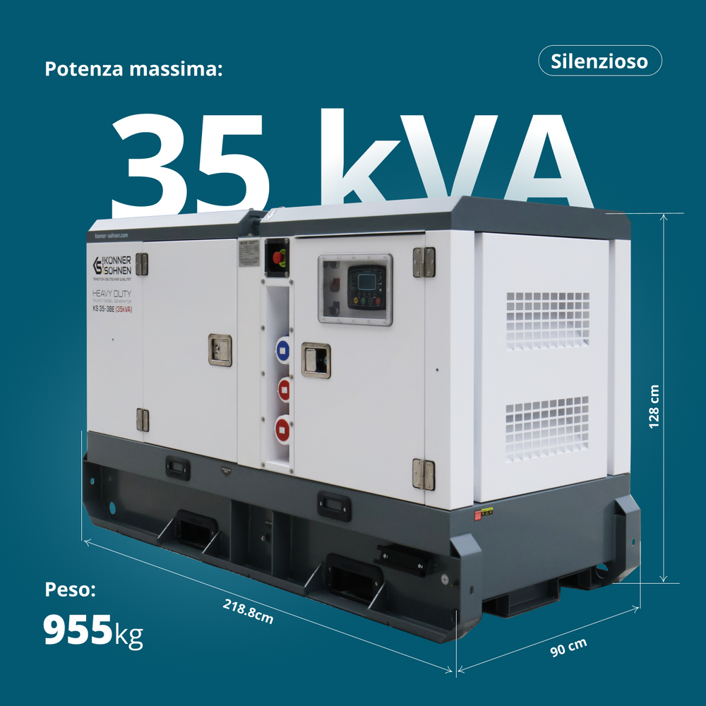 Centrale elettrica diesel trifase KS 35-3BE