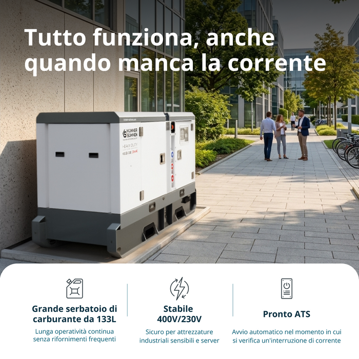 Centrale elettrica diesel trifase KS 35-3BE
