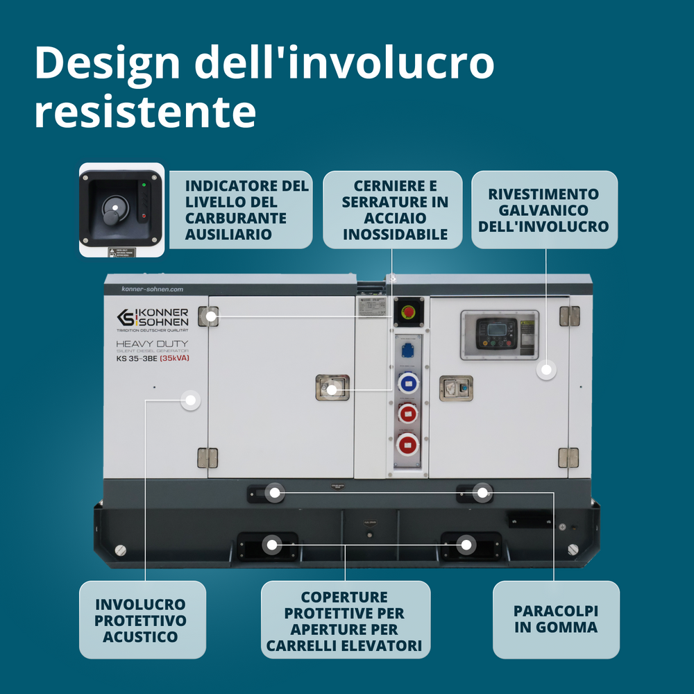 Centrale elettrica diesel trifase KS 35-3BE