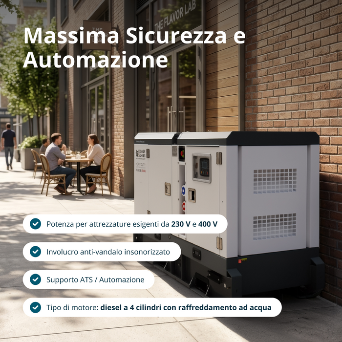 Centrale elettrica diesel trifase KS 35-3BE
