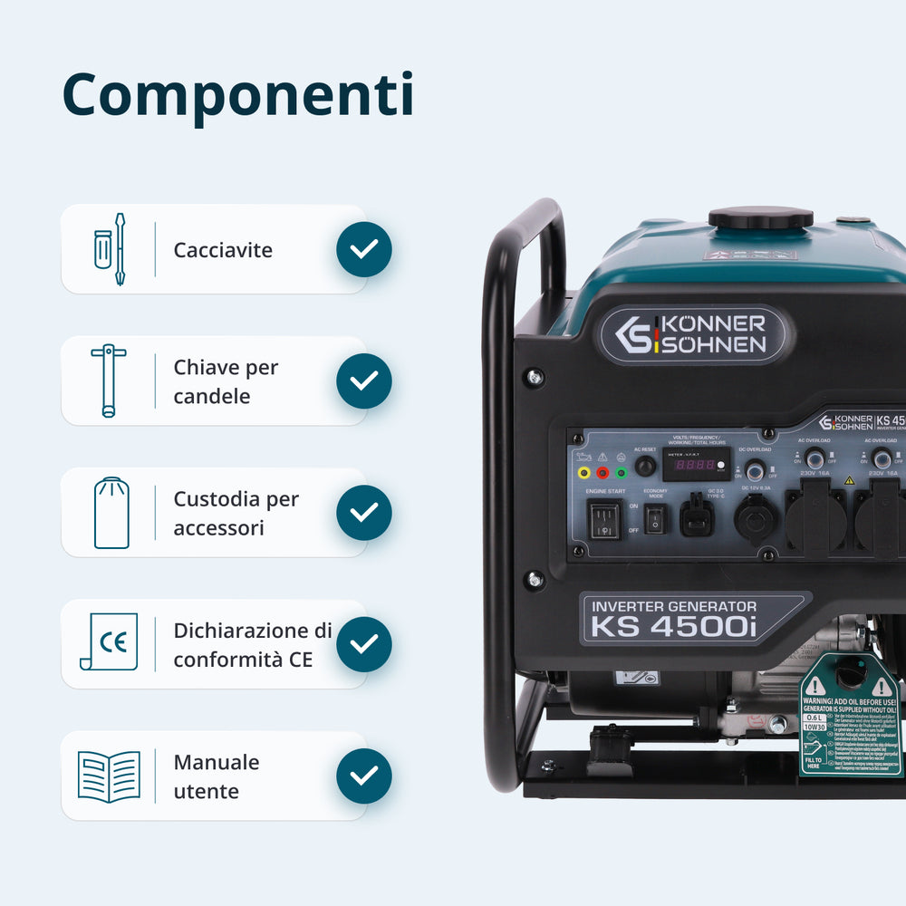 Generatore Inverter KS 4500i