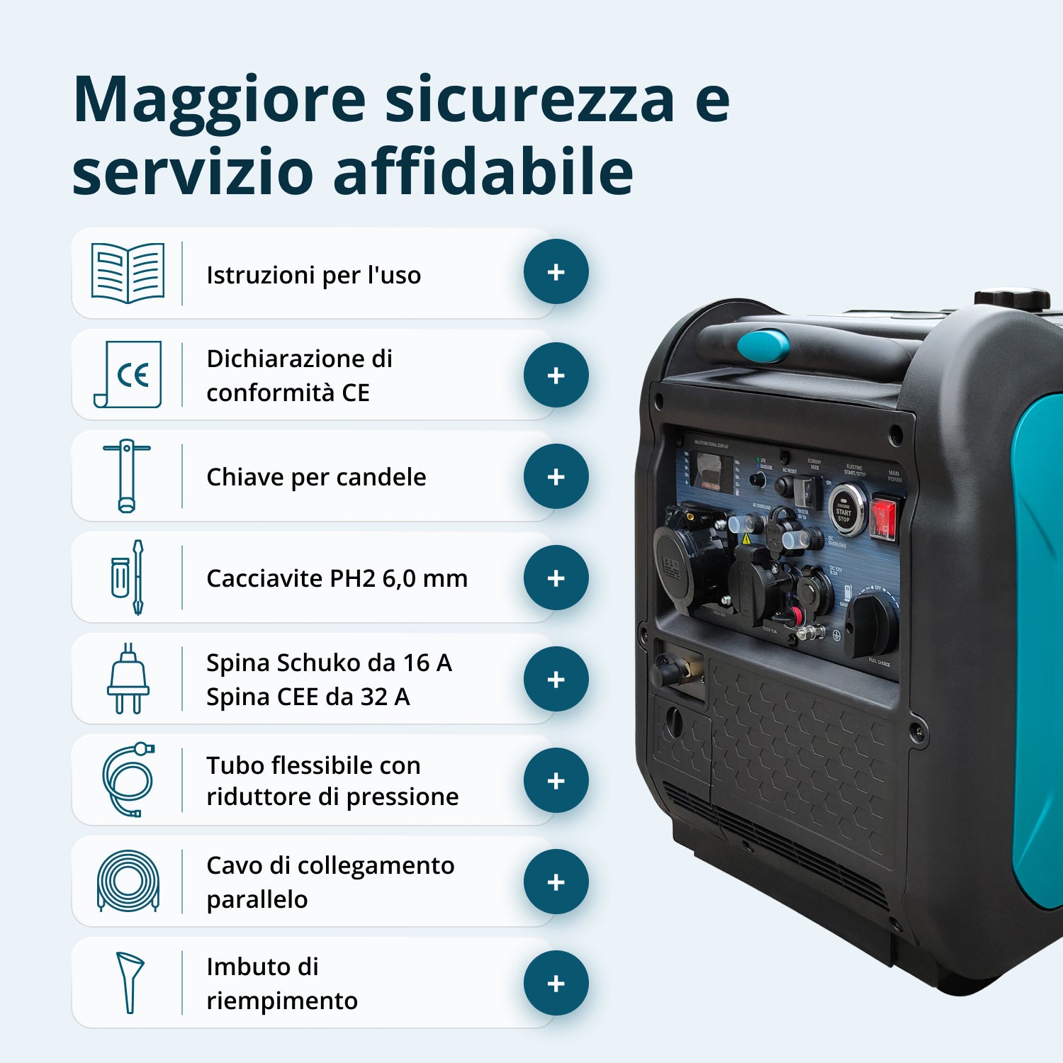 Generatore inverter a GPL/Benzina KS 5500iEG S