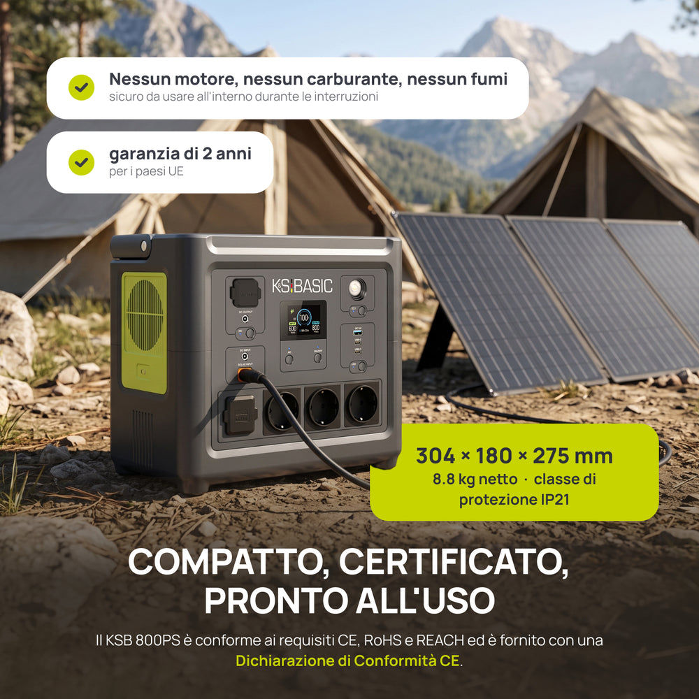 Stazione di Alimentazione Portatile KSB 800PS