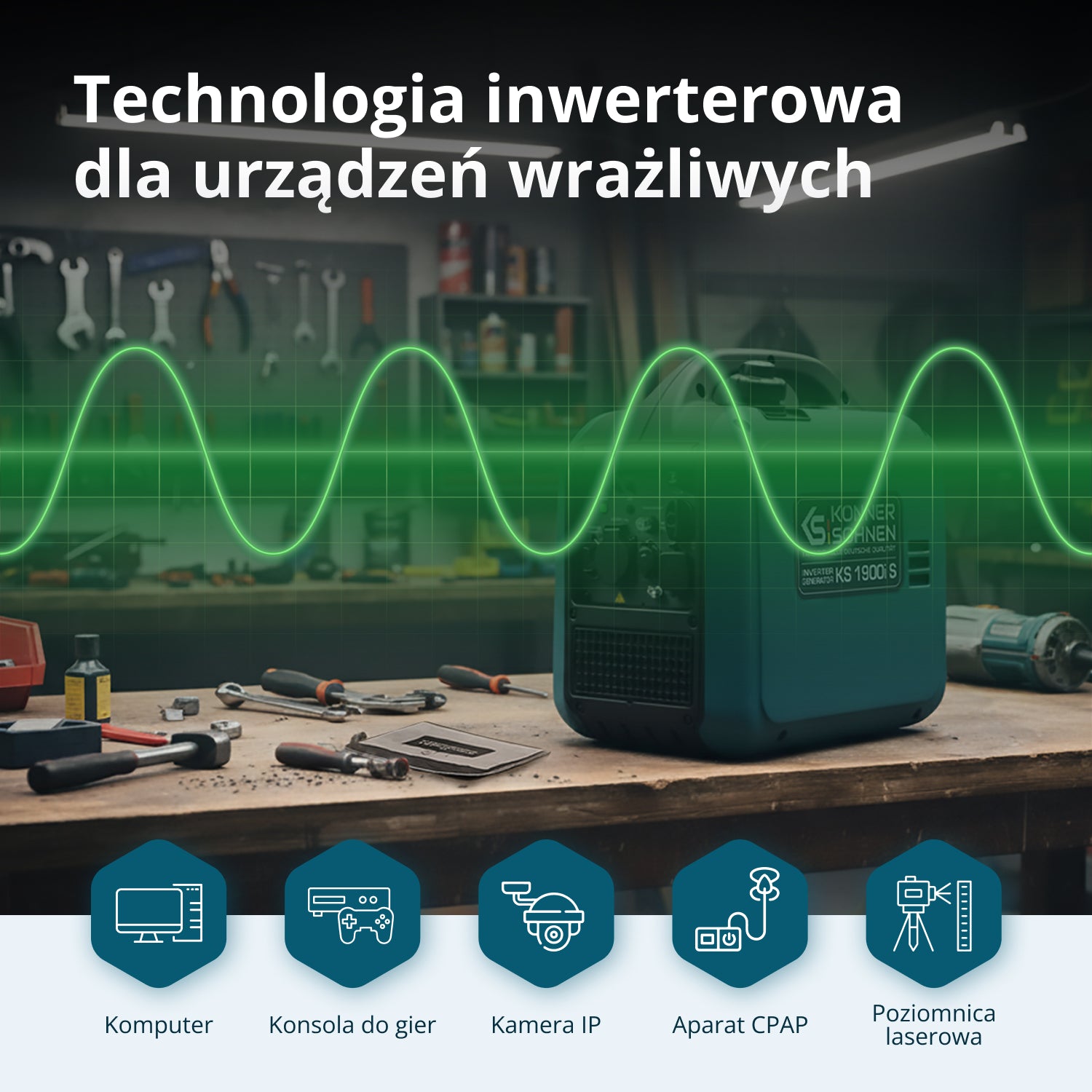 Generator inwertorowy KS 1900i S 