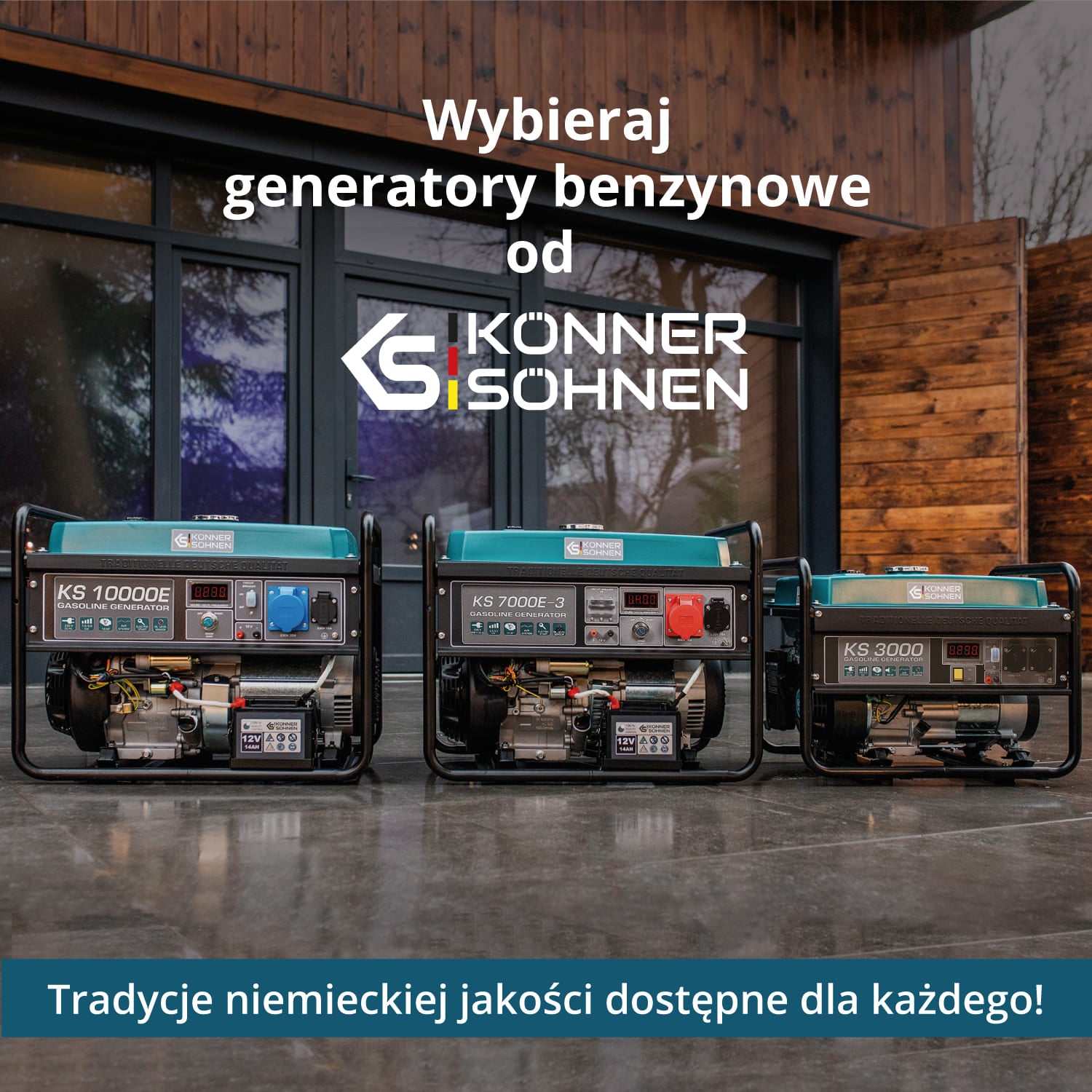 Generator benzynowy „Könner & Söhnen” KS 3000