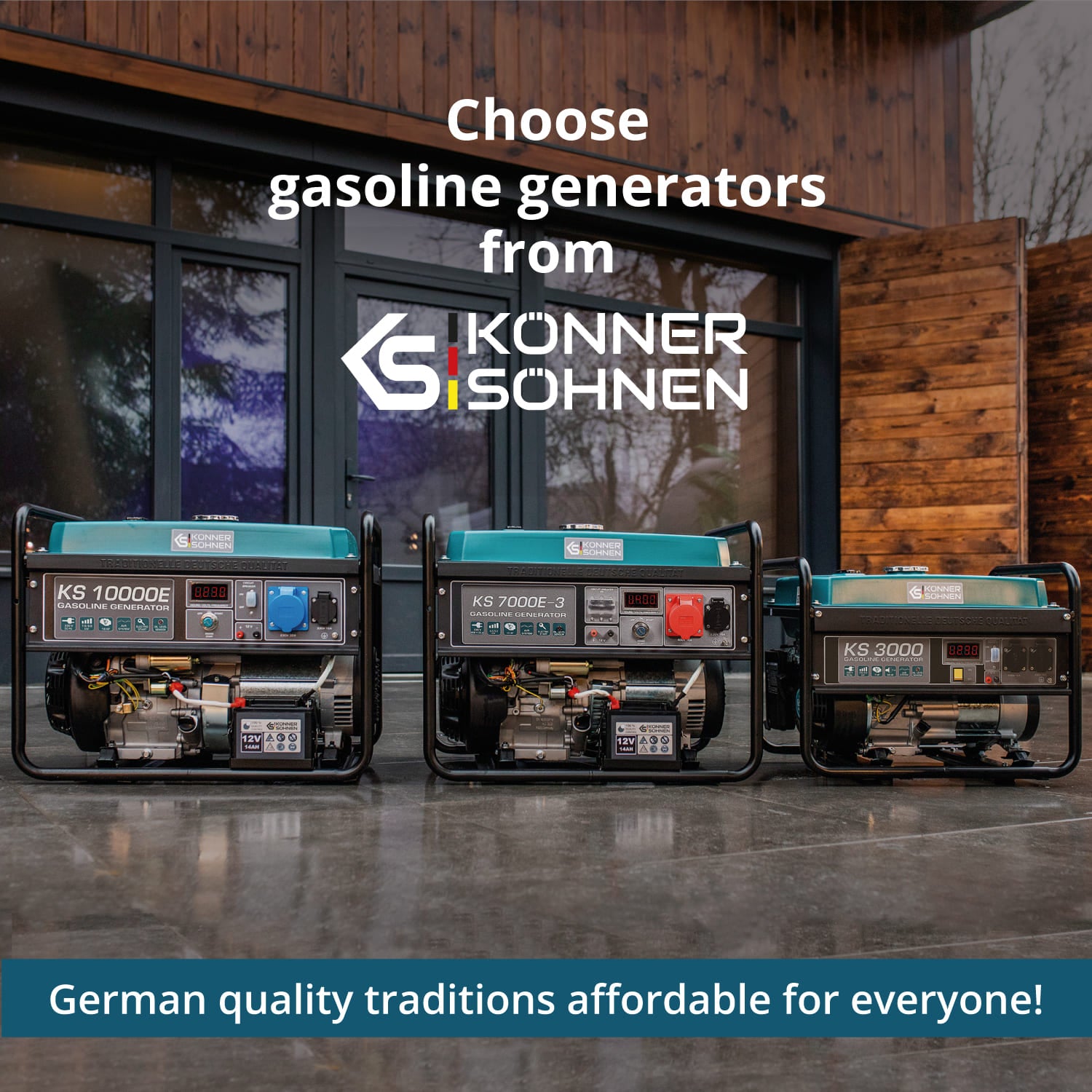 Benzinegenerator "Könner & Söhnen" KS 3000E