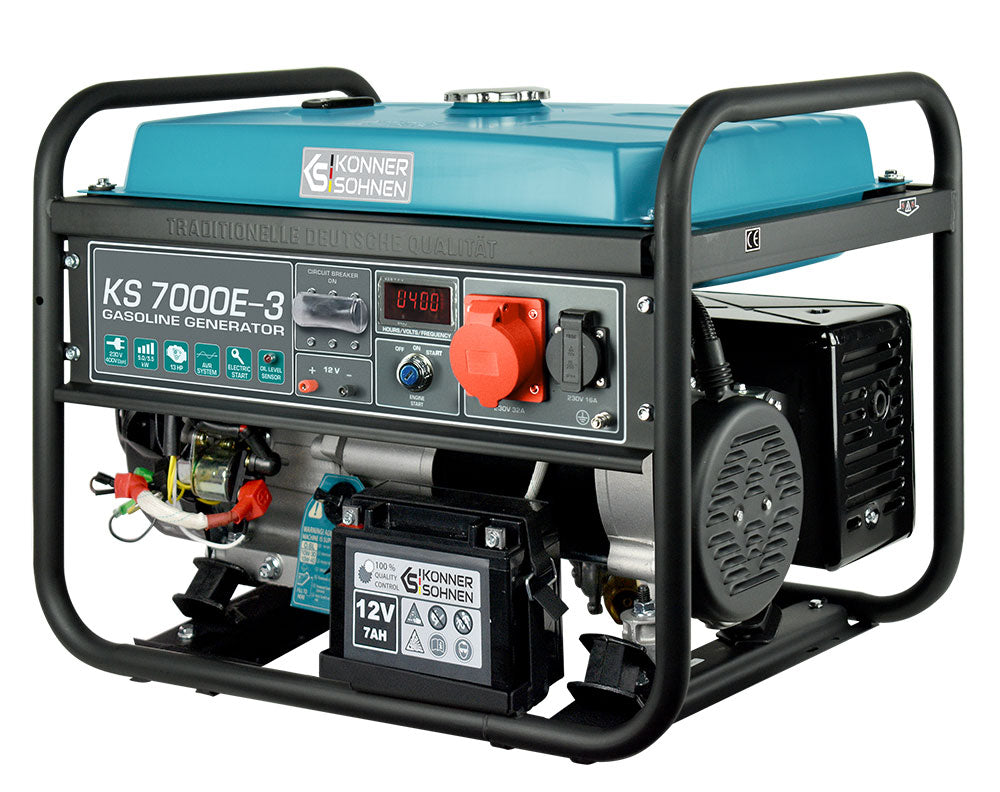 Benzinski generator "Könner & Söhnen" KS 7000E-3