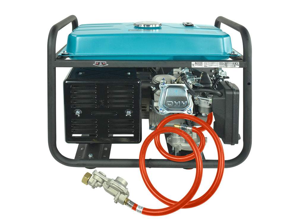 Generador híbrido de gasolina y gas "Könner & Söhnen" KS 7000E G