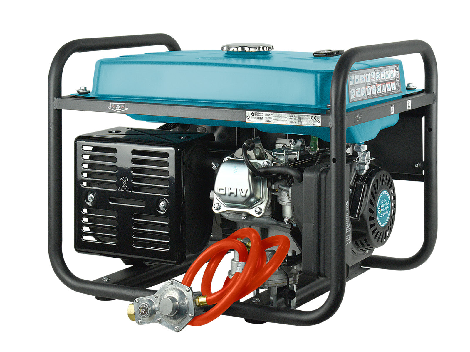 LPG/Benzine Generator "Könner & Söhnen" KS 7000E G
