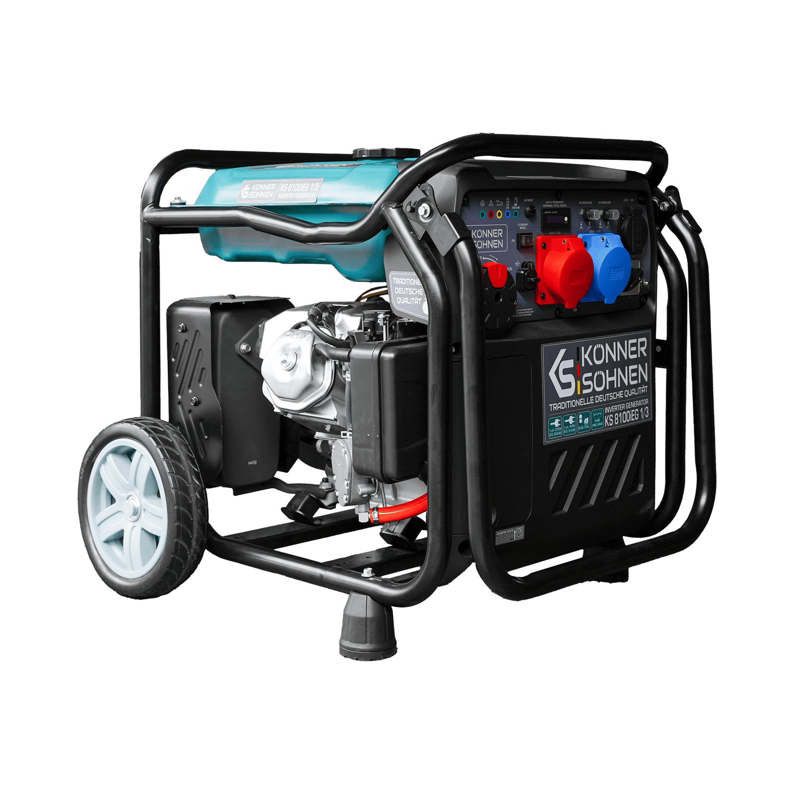 Gerador inversor a GPL/gasolina KS 8100iEG 1/3