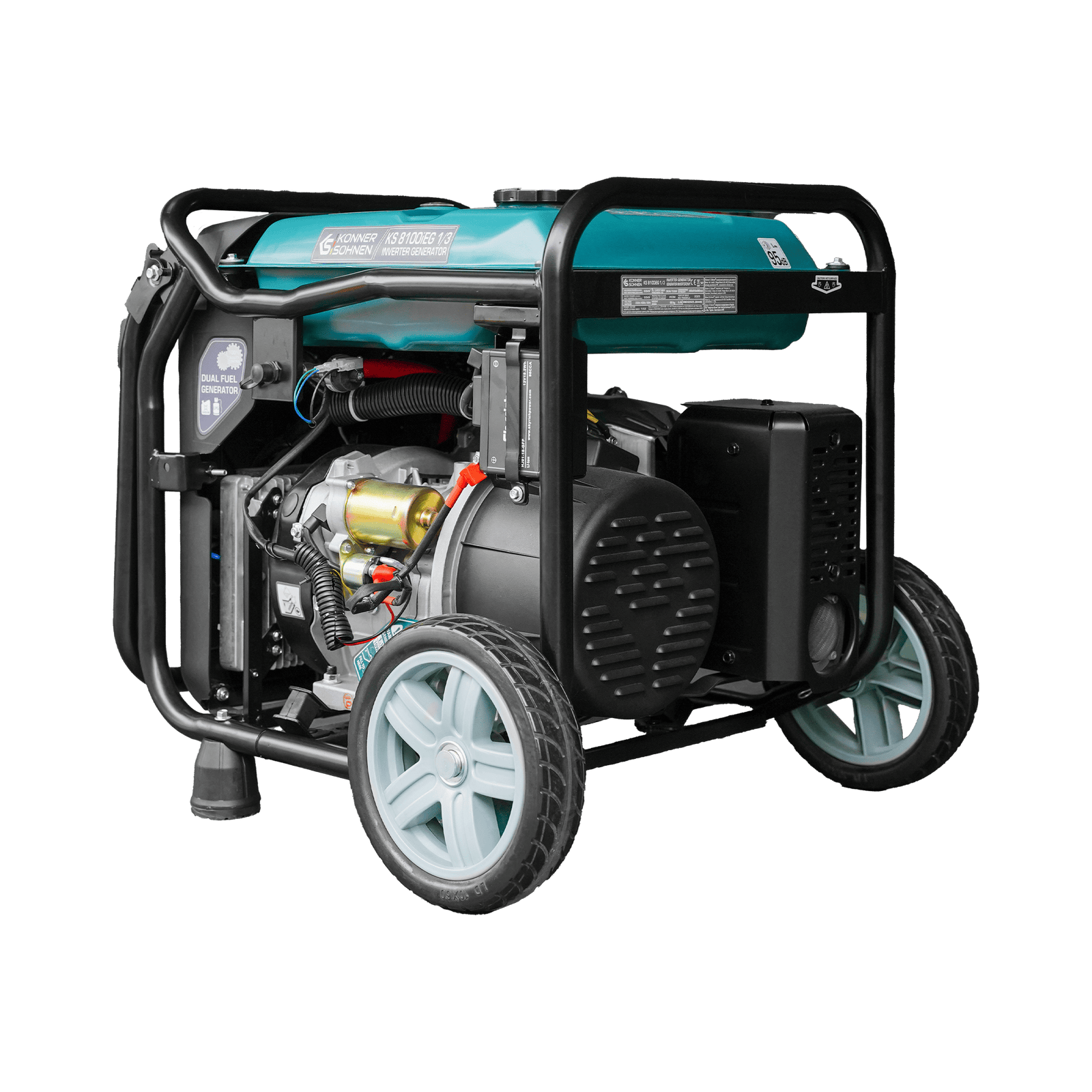 Gerador inversor a GPL/gasolina KS 8100iEG 1/3