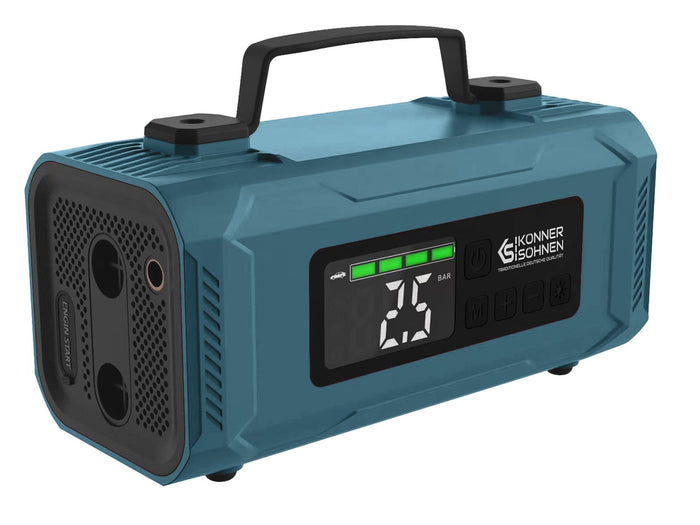 Startkabel med batteridriven kompressor KS JSP-2000
