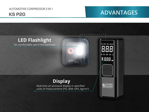 Batteridriven kompressor KS P20