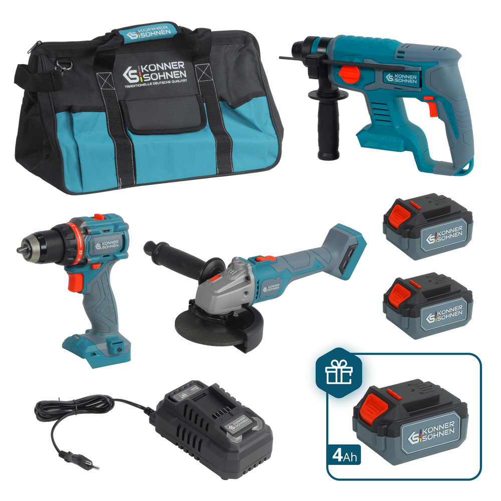 Drahtloses Meister-Set 3-in-1 KS RHAGD 20V SET 3 PLUS