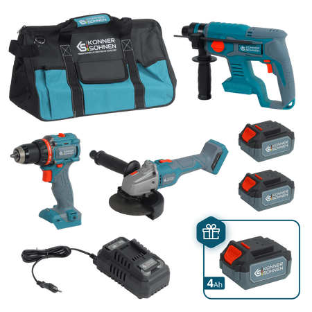 Set Master Senza Fili Kit 3-in-1 KS RHAGD 20V SET 3 PLUS