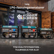 LPG/benzin generator "Könner & Söhnen" KS 2900G thumbnail