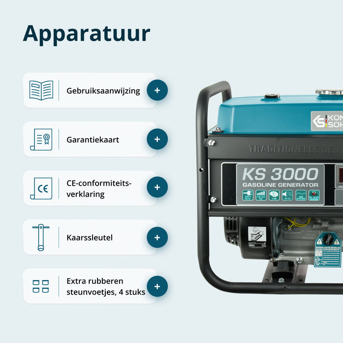 Γεννήτρια βενζίνης «Könner & Söhnen» KS 3000