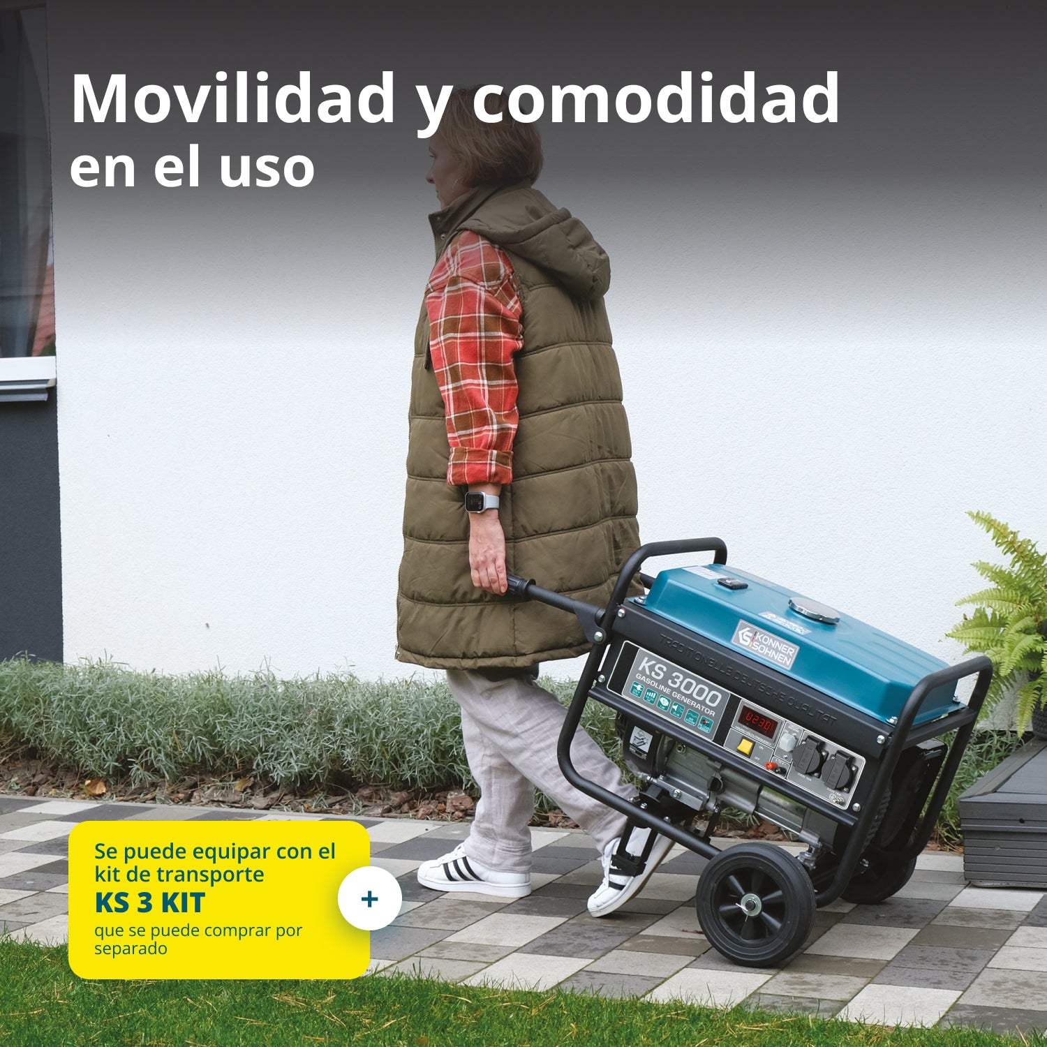 Generador de gasolina "Könner & Söhnen" KS 3000