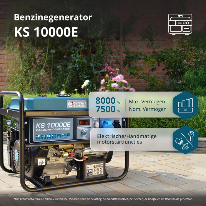 Bensinaggregat "Könner & Söhnen" KS 10000E