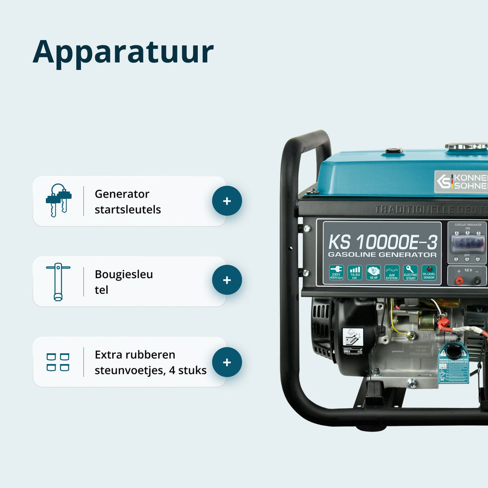 Benzingenerator "Könner & Söhnen" KS 10000E-3