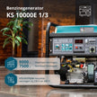 Benzingenerator "Könner & Söhnen" KS 10000E 1/3 thumbnail