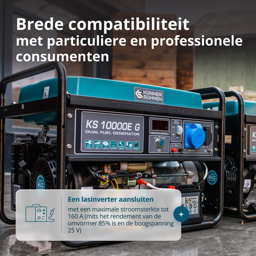 Generátor LPG/benzín "Könner & Söhnen" KS 10000E G