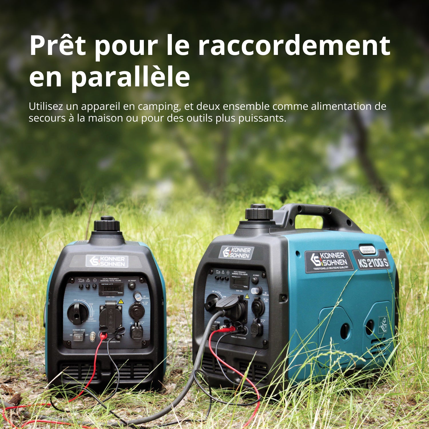 Groupe électrogène à essence-gaz de type inverter KS 3100iG S