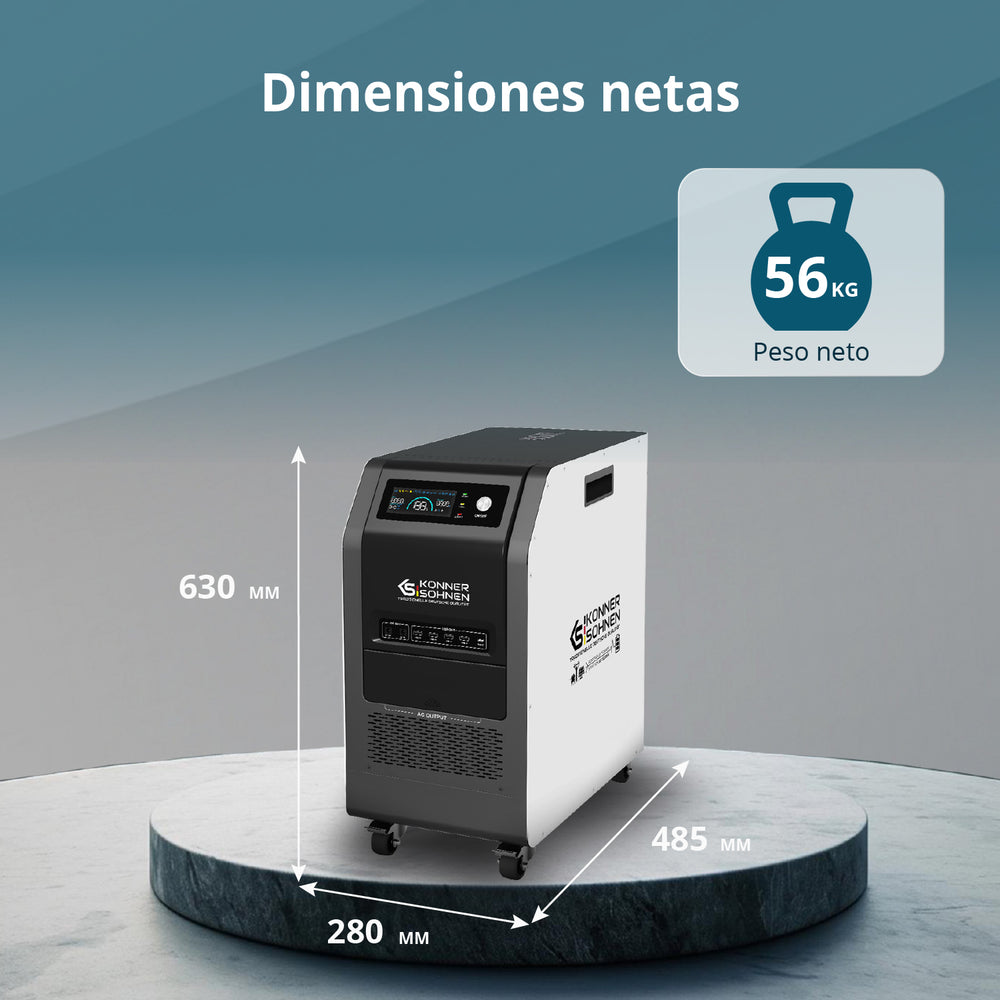 Central eléctrica portátil 3-en-1 KS 5200PS
