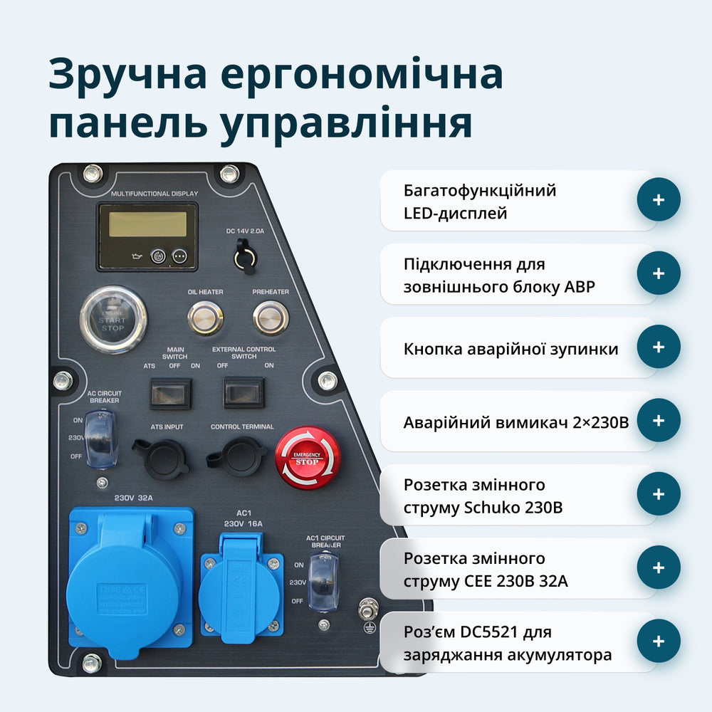 Дизельний інверторний генератор  у шумозахисному кожусі KS 6500iDE S ATSR