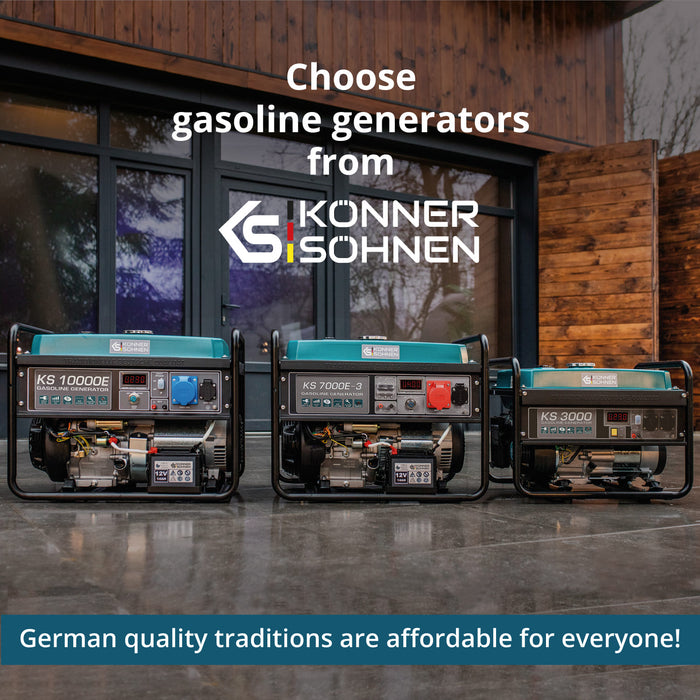 Generatore a benzina "Könner & Söhnen" KS 7000E 1/3
