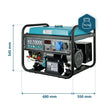 Benzinski generator „Könner & Söhnen“ KS 7000E thumbnail