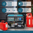 LPG/Benzine Generator "Könner & Söhnen" KS 7000E G thumbnail