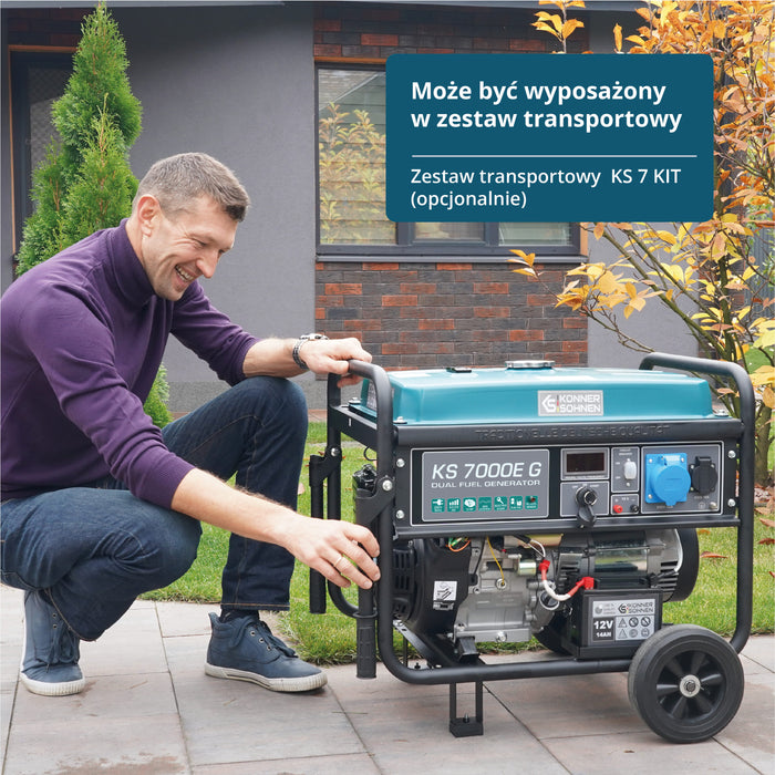 Generator LPG/Benzyna „Könner & Söhnen” KS 7000E G